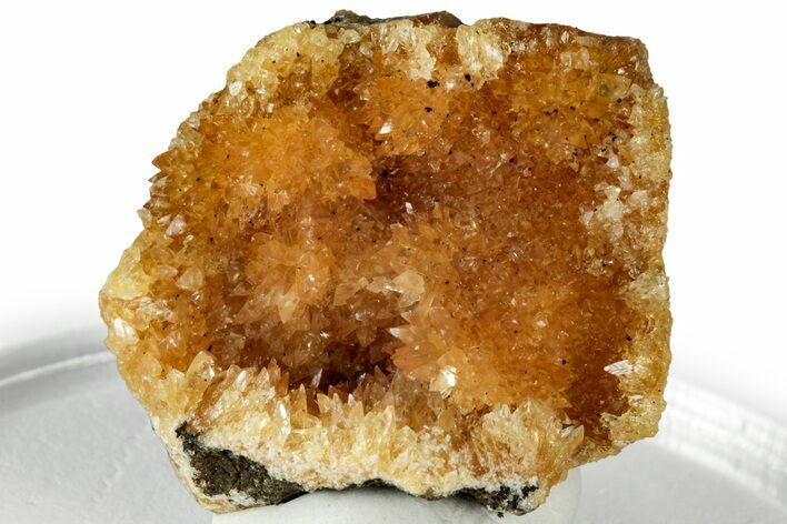 Intense Orange Calcite Crystal Cluster - Poland #311596